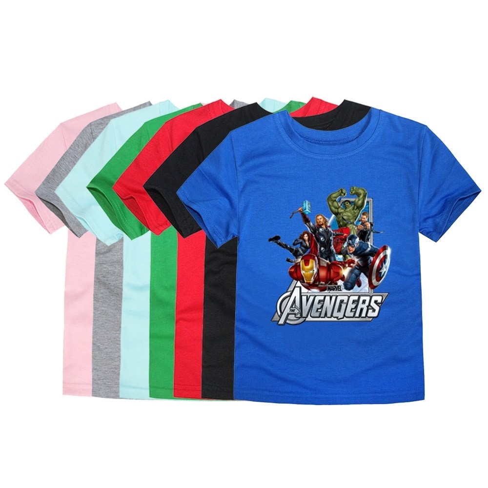 Camisetas Vengadores superhéroes niño vuelta al cole